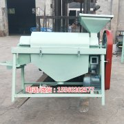 水稻脫芒機，黑龍江水稻打毛機、家用水稻去芒機，水稻脫芒機裝車